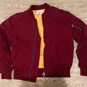 Lifted Anchors - “Bird” Bomber - Maroon - XL